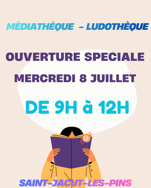 Ouverture Médiathèque